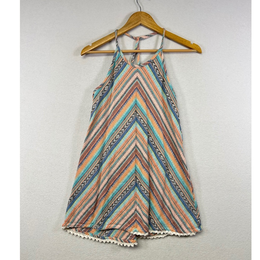 Rip Curl Womens Aztec Chevron Strappy Halter Top Size S